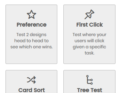 combine multiple ux testing types together inproven by users screenshot